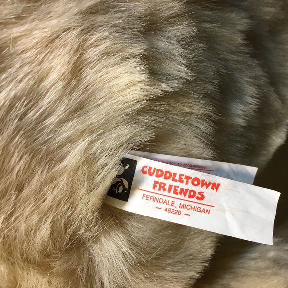 Cuddletown Jumbo Teddy Bear Plush Huge Stuffed Animal Beige Bumble Bee Toy 30" - Picture 9 of 11